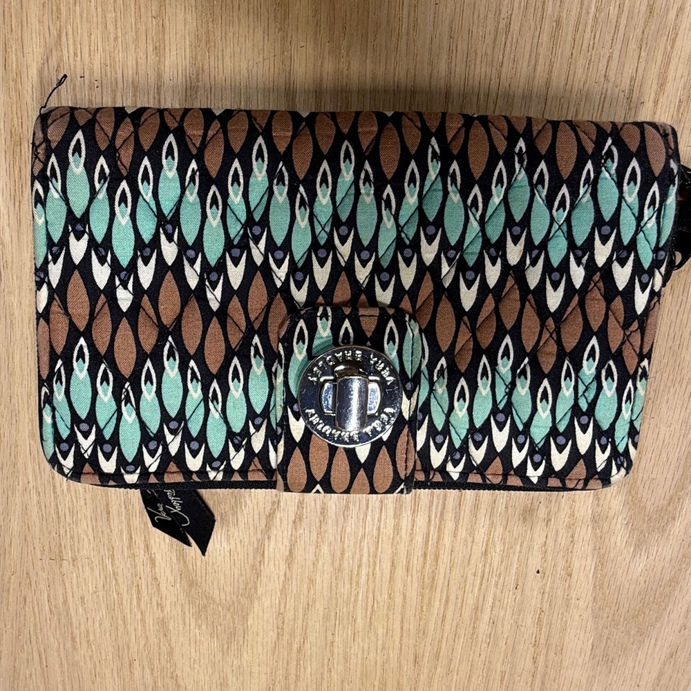 Vera Bradley Quilted Turn Lock Wallet